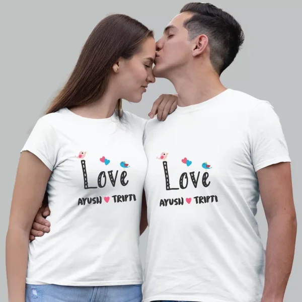 Custom Couple T-shirts - Customized Gifts for Couples-5