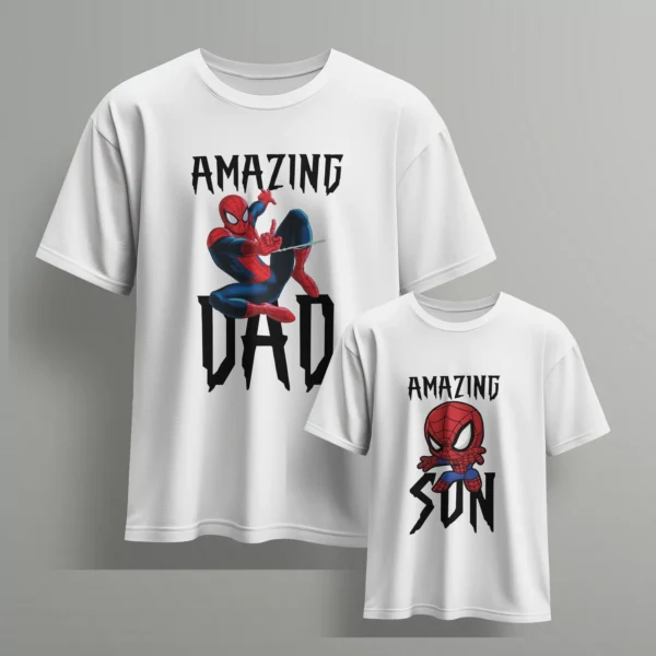 amazing dad amazing son-1 - Fathers day Tshirts