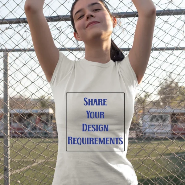 Personalized Womens Round Neck Tshirts - Women's Collection - Image 2